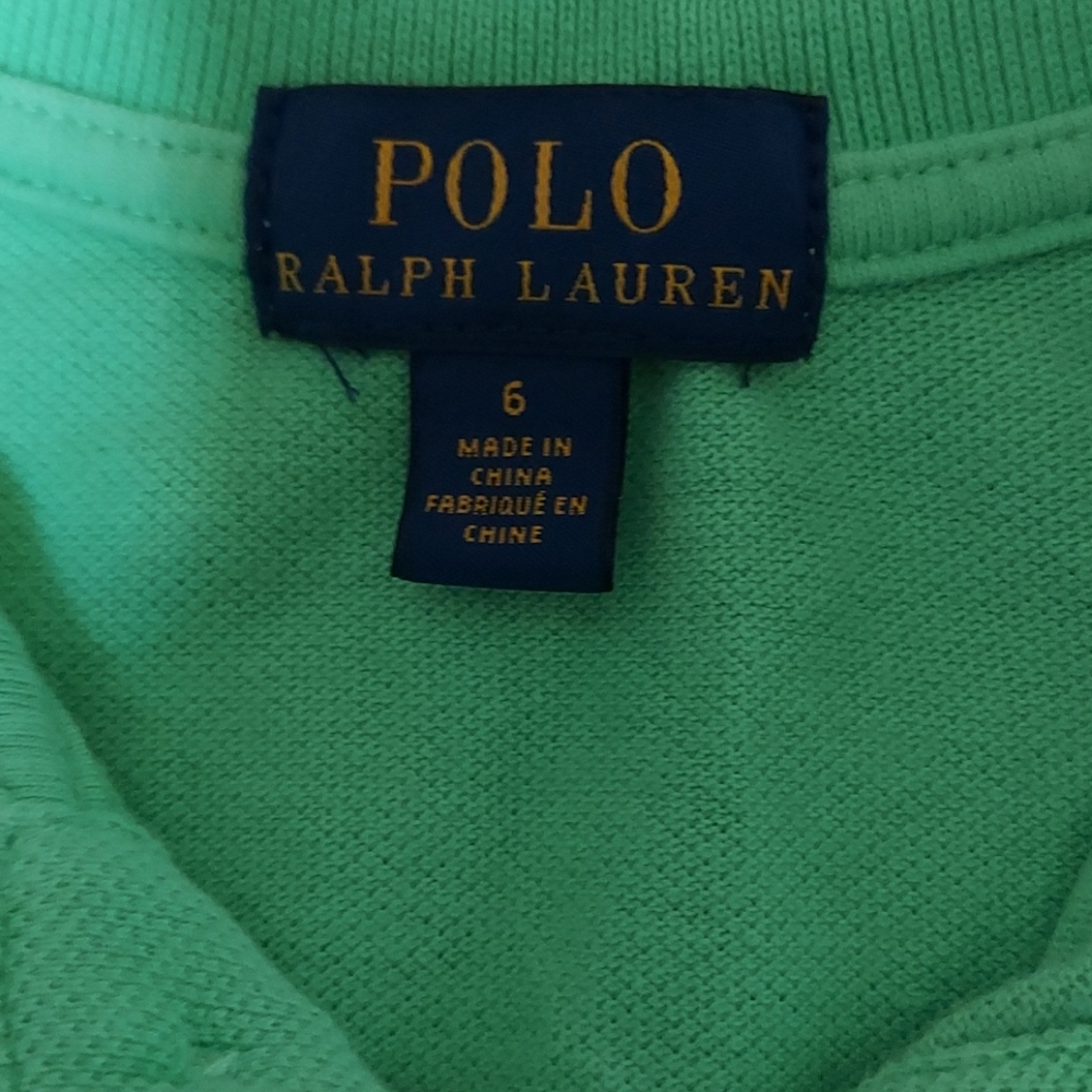 Boys-Mix and Match 2 for $10 Ralph Lauren Polo-Green - Picture 2 of 3